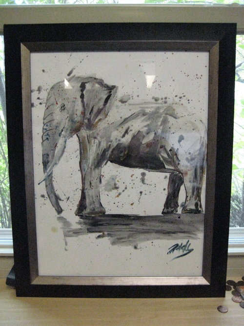 #406 framed